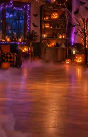 Halloween stage for your AI rap video